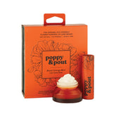 Poppy & Pout Lip Care Duo Gift Set see, Blood Orange Mint